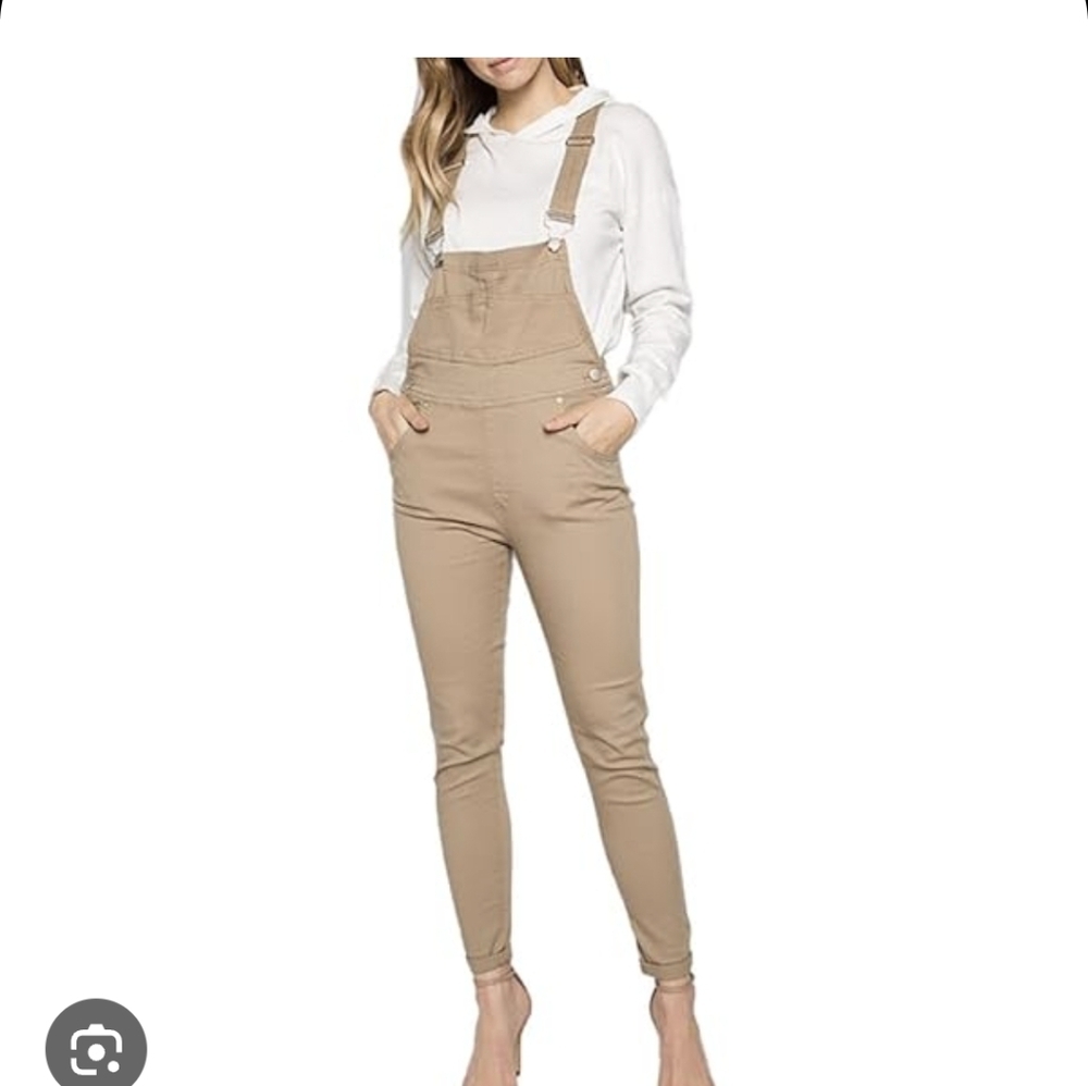 American Bazi Tan Overalls Sz.M NWT